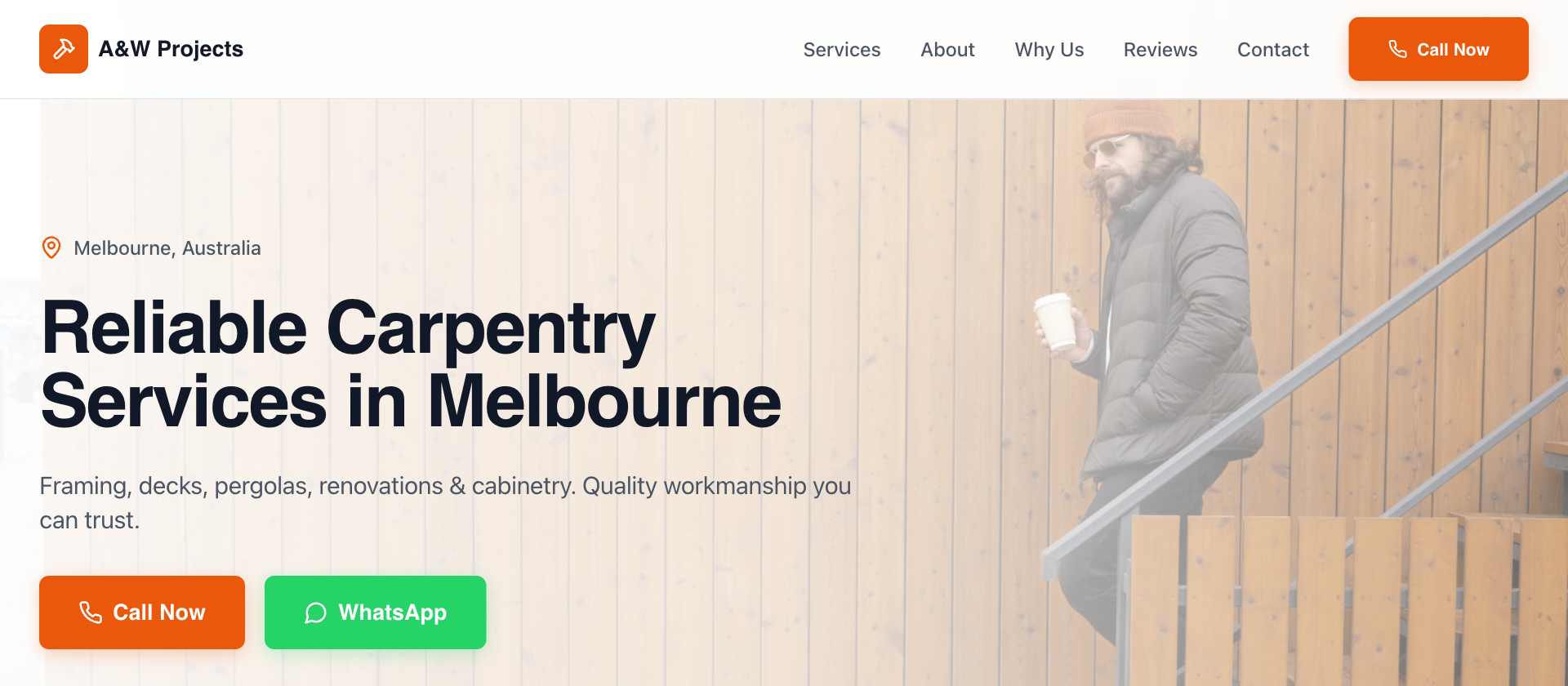 Pré-visualização do website Carpentry